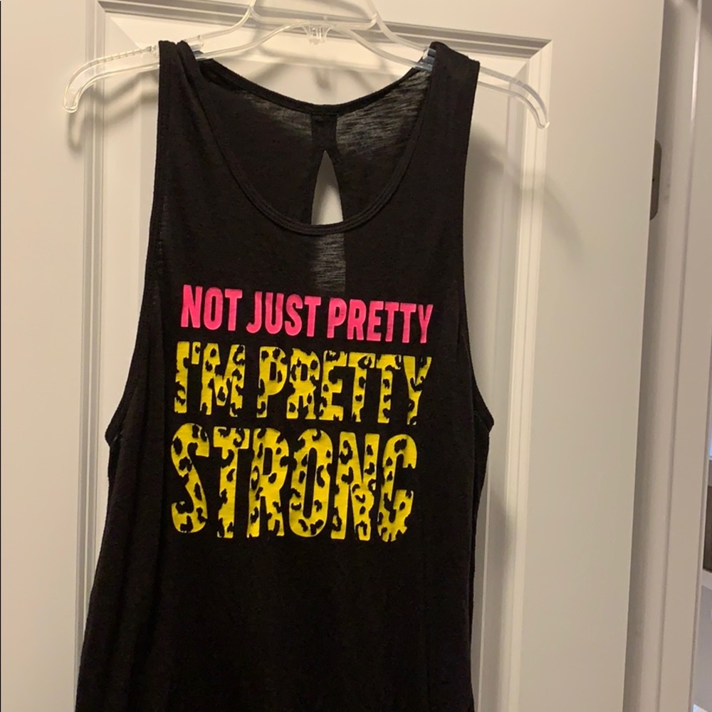 Not just pretty muscle shirt